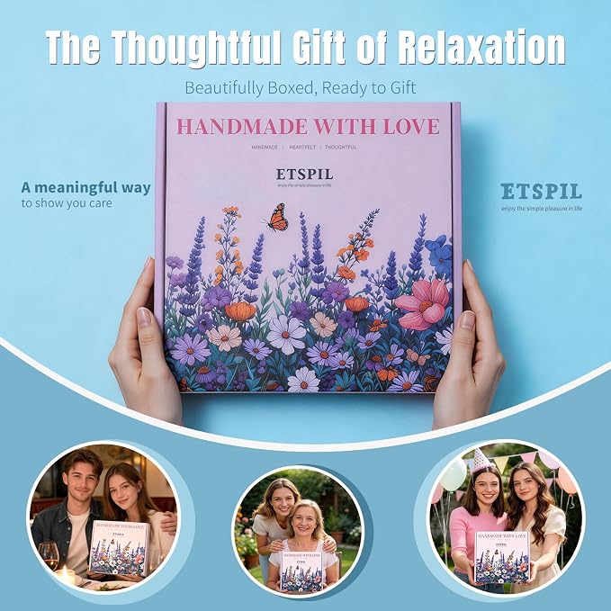 ETSPIL Beginner Embroidery Kit, 4K Video, 4 Floral Patterns, Gift Box | 4 - Image 7