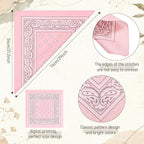 100 Pack Bandanas Unisex Paisley Bandanas Bulk Multi Purpose Cowboy Head Wrap - Image 3
