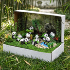 Teyva Daily 60 Pcs Panda Diorama Kit Habitat Project Box Set Bamboo Forest - Image 5