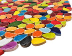1.1lb Ceramic Mosaic Tiles, Mixed Colour Ceramic Mosaic Pieces - Image 3
