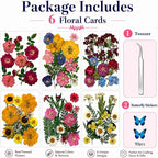 180 pcs Dried Flowers for Resin, Natural Flowers and Leaves Kit - Image 4