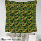 Feelyou Dragonfly Upholstery Fabric by The Yard, Ornamental Dragonfly Printed - Image 3