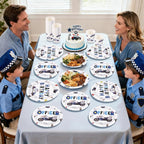 168Pcs Police Birthday Party Decorations - Image 7