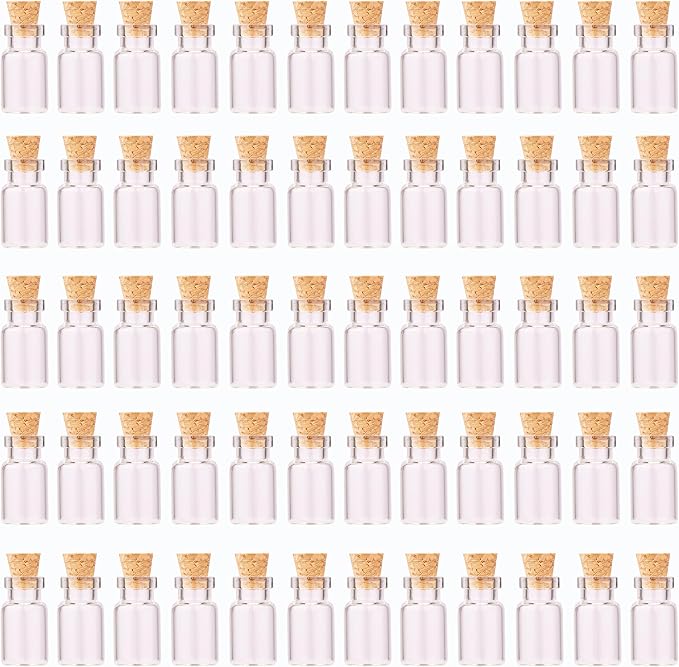 MaxMau 64pcs 1ml Tiny Vials by MaxMau