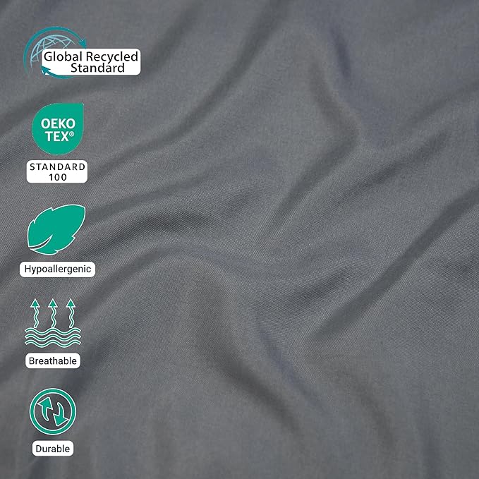 ZPECC Bulk Flat Sheets Only Queen Size 6 Pack, Easy Sort Top Bed Sheet by - Image 4