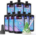 LET'S RESIN UV Resin, 000g 250ml 8Pcs Faster Cure Crystal Clear UV Resin Bulk by LETSRESIN