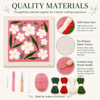 HRTHRT Punch Needle Kit for Beginners, 9.8" Frame Yarn Craft Set. | Punch - Image 8
