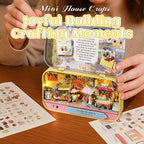Kisoy Dollhouse Miniature with Furniture Kit, Handmade DIY House Model - Image 6