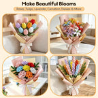 EARLY MINDS 800Pcs Pipe Cleaner Flower Kit - Image 3
