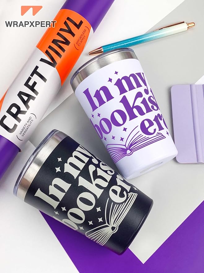 WRAPXPERT Purple Vinyl Permanent, Matte Adhesive Vinyl Roll - Image 8