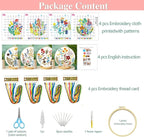 Zhenqing Floral Cross Stitch Kit - Image 3