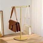 niffgaff T Bar Purse Display Stand Tabletop: Adjustable Height Handbag Holder - Image 2