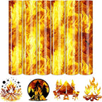 Tintnut Yellow Flame Heat Transfer Vinyl, stretch washable, suitable by Tintnut