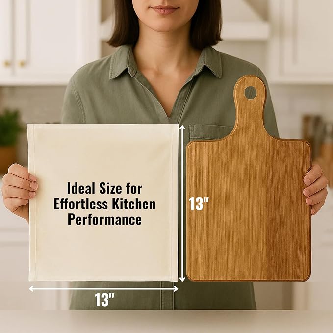 Dish Cloths Cotton| Kitchen Wash Cloth | Shop Towels Absorbent and Lint Free - Image 4