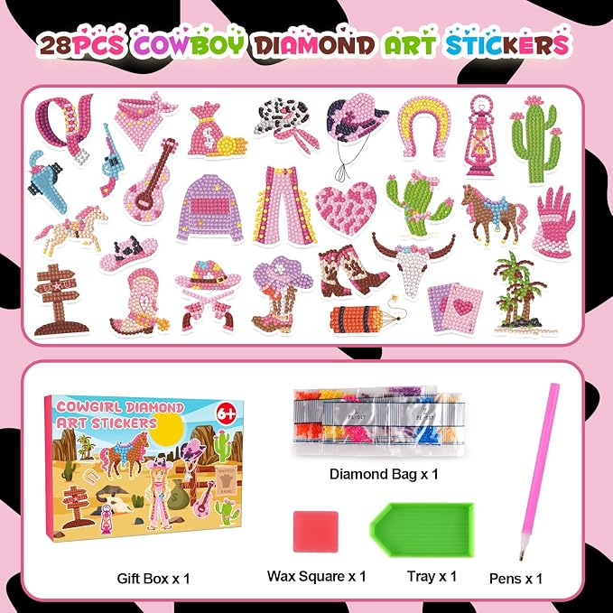 Labeol Diamond Art Kits for Kids Boys and Girls Ages 6-8-10-12 Easy to DIY - Image 6