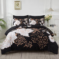 Yogeneg 7 Piece Bed in a Bag Full Size Comforter Set Botanical Floral Bedding by YOGENEG