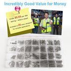 390-Piece Compression Spring Assortment Kit, 28 Sizes Small Springs Set - Image 4