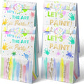 24 Art Birthday Party Favor Bags Painting Goodie Bags Rainbow Pastel Colorful by Outego
