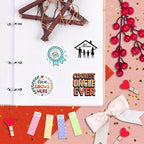 100Pcs Family Stickers for Scrapbooking, Water Bottle - Image 8