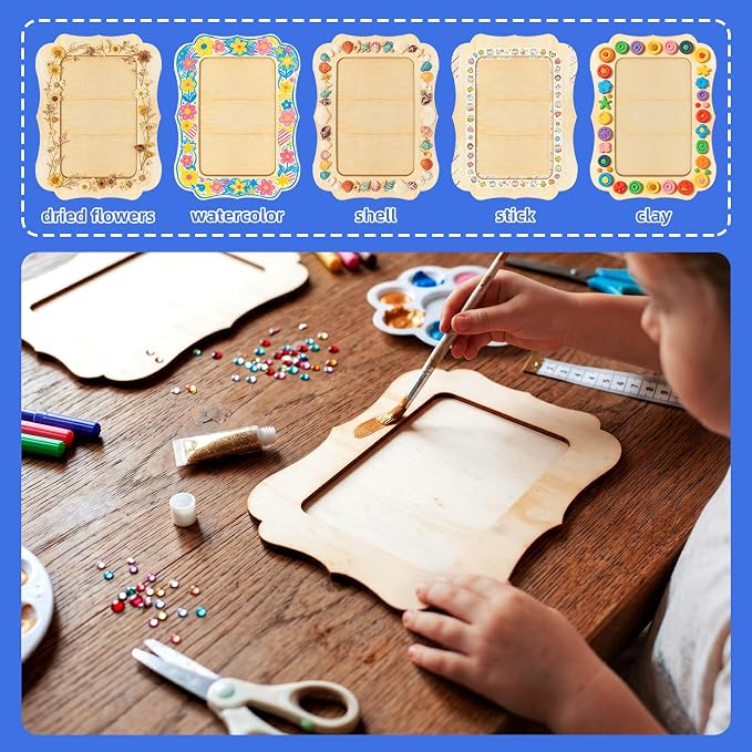 VOKOY 35 Pack Wooden Picture Frames - Image 5
