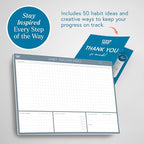 Habit Tracker Hero Desk Pad by Clear Mind Concepts® – 24 Monthly Undated - Image 8