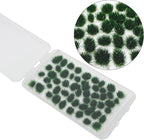 Woohome 78 PCS Static Grass Tuft 2 Size Model Grass Tufts Railway Artificial - Image 6
