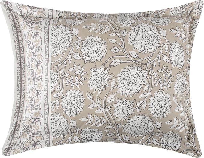 Levtex Home Adare Taupe Reversible Full/Queen Comforter Set - Image 7