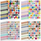 1380 PCS Letter Stickers for Scrapbooking, 20 Sheets Magazine Alphabet Stickers by Unknown