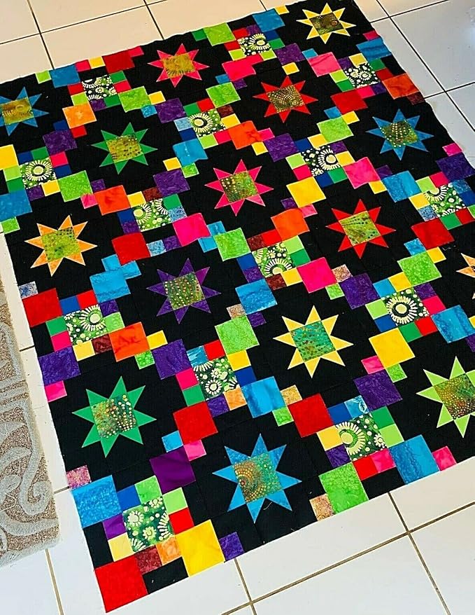 HANPATQUI 50PCS 12 x 12 inch Solid 100% Cotton Fat Quarters Fabric - Image 9