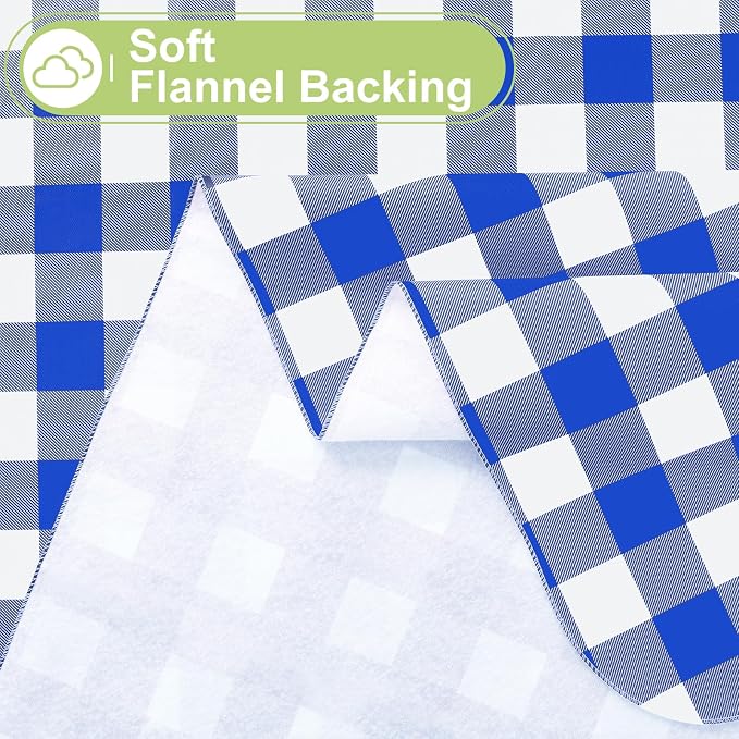 Smiry Square Table Cloth, Waterproof Vinyl Tablecloth - Image 4