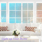 Windimiley Stained Glass Window Privacy Film, Rainbow Clings, 23.6" x 78.7" | - Image 6