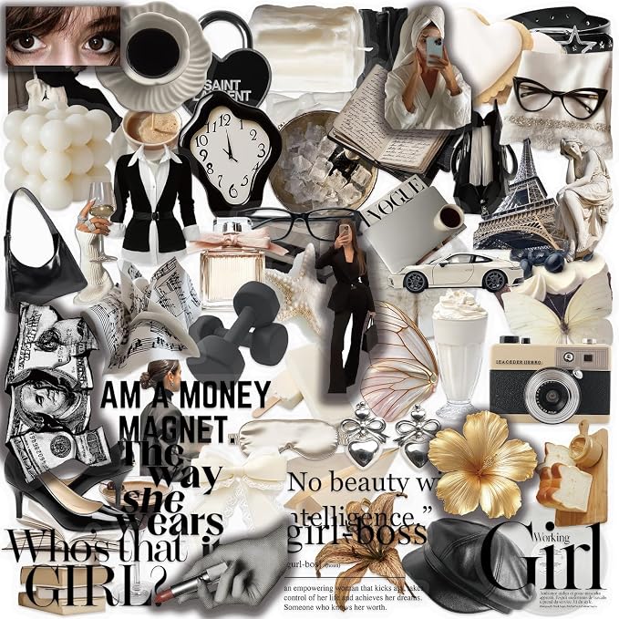 50 Pieces Clean Girl Office Lady Stickers by Unknown