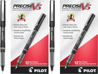 PILOT Precise V5 Rollerball Pens, Extra Fine Point 0.5 mm Black Pens, by PilotCorporationofAmerica