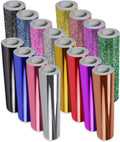VViViD 16-Color Chrome Gloss & Matte Glitter DECO65 Permanent Adhesive Craft by VVIVIDVINYL