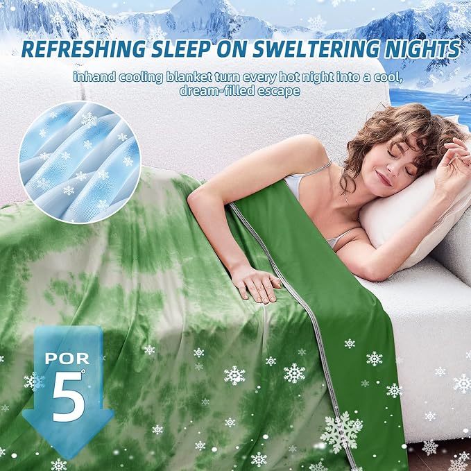 inhand Cooling Throw Blanket, Cooling Blankets - Image 3