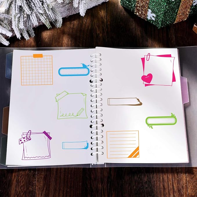 GLOBLELAND Calendar Planner Clear Stamps Planner Transparent Silicone Stamp Seal - Image 7