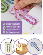 NiArt Silicone Resin Bookmark Mold, 14-Shape DIY Bookmark Making Kit - Image 3