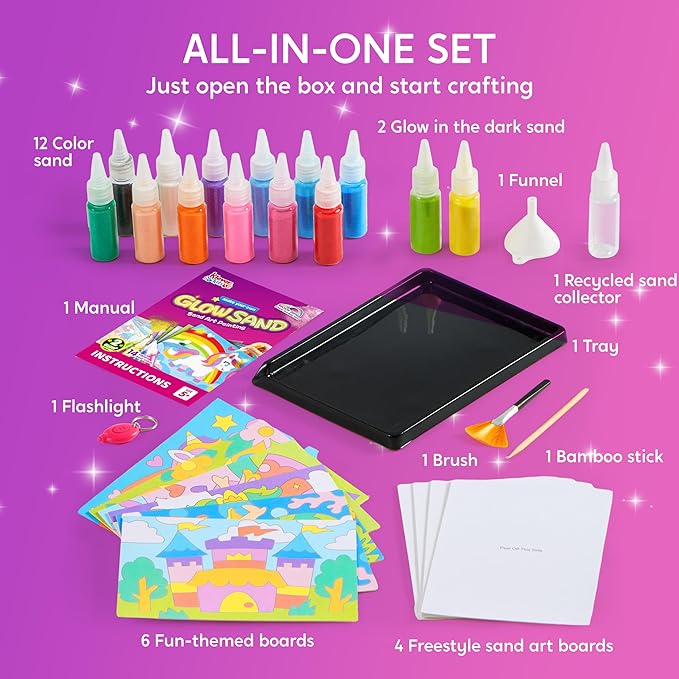 JOVA Klever Kits Glow Sand Art Kits - Image 4