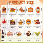 300Pcs Thanksgiving Foam Stickers, Cute Self-Adhesive Autumn Stickers Foam - Image 4