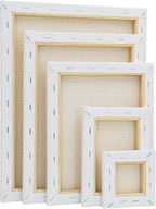 FIXSMITH Stretched Canvas for Painting- 10 Pack Multisize 4x4, 100% Cotton - Image 4