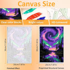Mandun 3 Pack Paint by Numbers Kit - Image 2