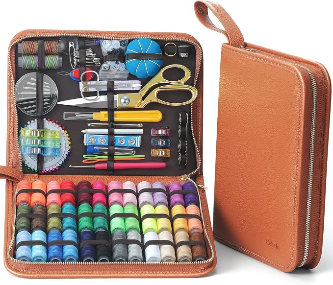 Cebelo Large Sewing Kit for Adults: 232 Pcs Sewing Supplies for Hand Mending by Cebelo
