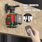 WEIDDW Laser Level 360° Green Cross Line Self Leveling Laser Measuring Tool - Image 4