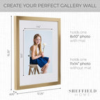 Sheffield Home 9 Piece Gallery Wall Frame Set, 11x14 Inch - Image 3