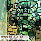 funlife Original Hand-Drawn Faux Stained Glass Window Film, Double-Sided Static - Image 2