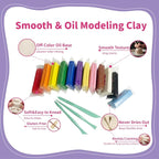 White Plasticine Oil Based Modeling Clay, Non Hardening & Reusable, Sulfur Free - Image 2