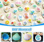 QEQEKAKA 60PCS Sea Shells for Crafts1.5''-2'' White Small Seashells Clam - Image 4