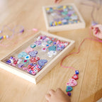 Melissa & Doug Sweet Hearts and Butterfly Friends Bead Set of 2-250+ Wooden - Image 9