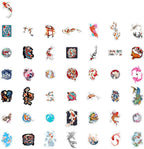BulbaCraft Koi Fish Stickers for Water Bottle and Laptop - Image 4