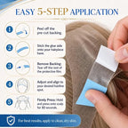 224pcs Wig Tape Double Sided Ultra Hold, Waterproof Lace Front Tape - Image 4